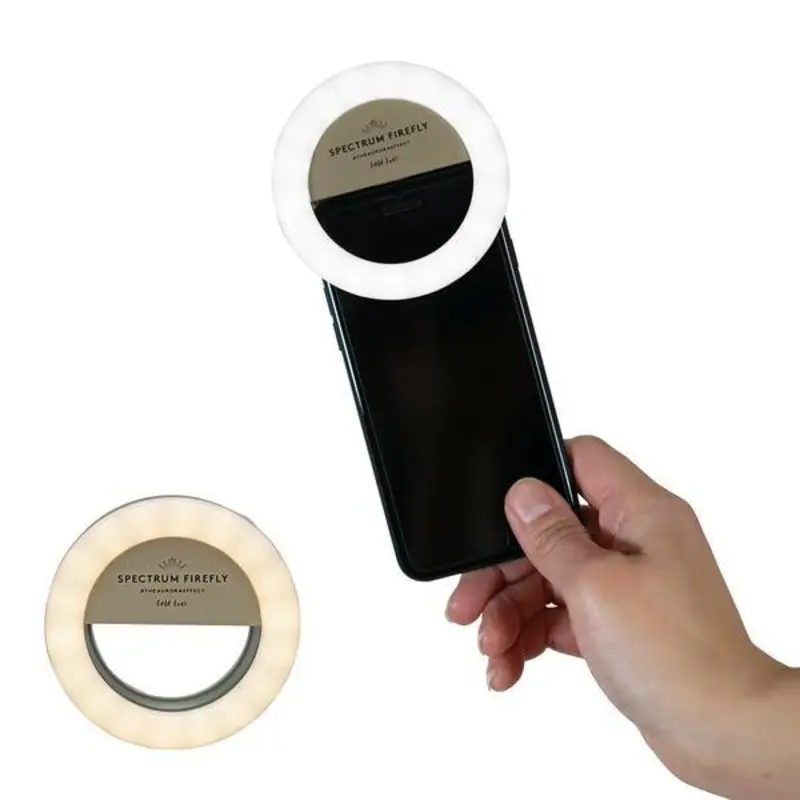 GOLD RUSH SPECTRUM AURORA SELFIE PHONE RING LIGHT GOLD-LUXE FIREFLY