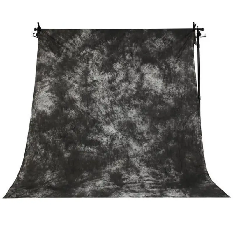 Spectrum Kaleidoscope Series Mottled Cotton Muslin Backdrop 3M x 5M - Ashes to Ashes