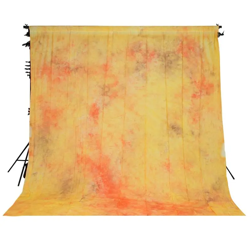 Spectrum Kaleidoscope Series Mottled Cotton Muslin Backdrop 3M x 6M - Tumeric Latte