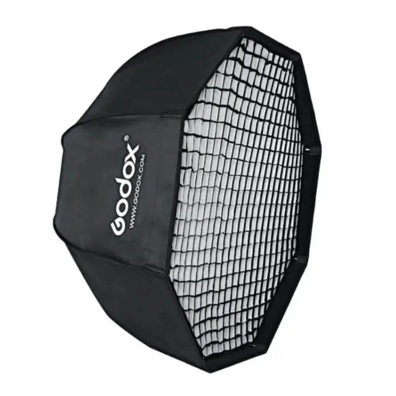Godox 95cm / 37" Collapsible Octagon Softbox with Grid Light Modifier (Bowens)