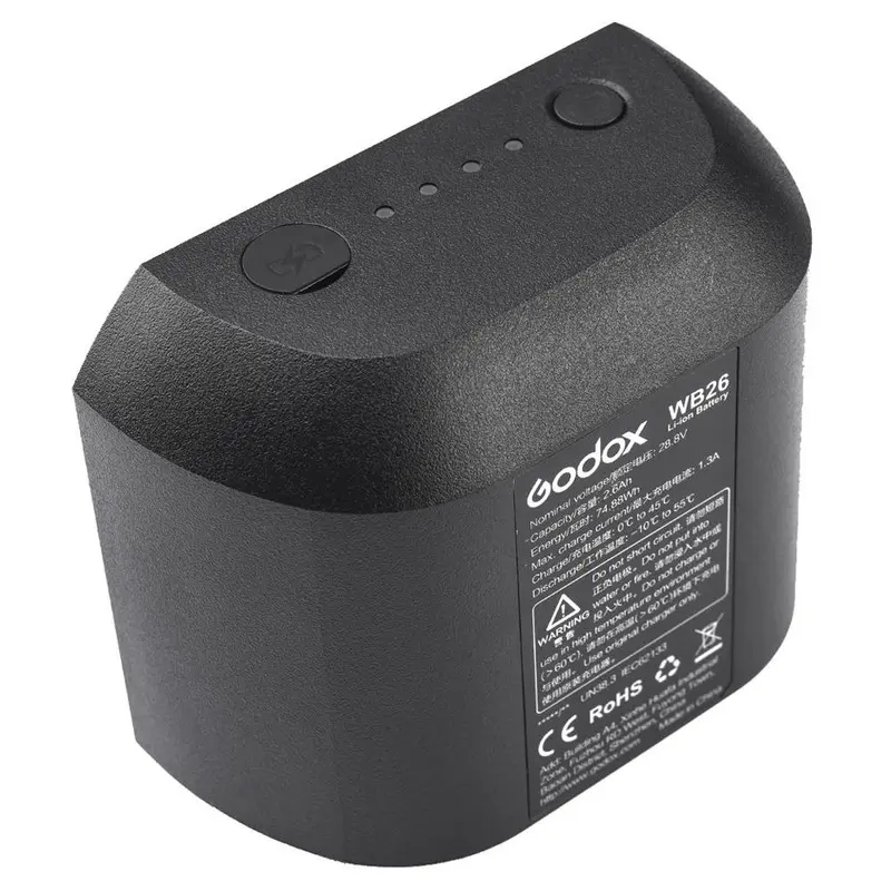 Godox WB26 Lithium Ion Battery for AD600Pro / AD600ProII (2600mAH)