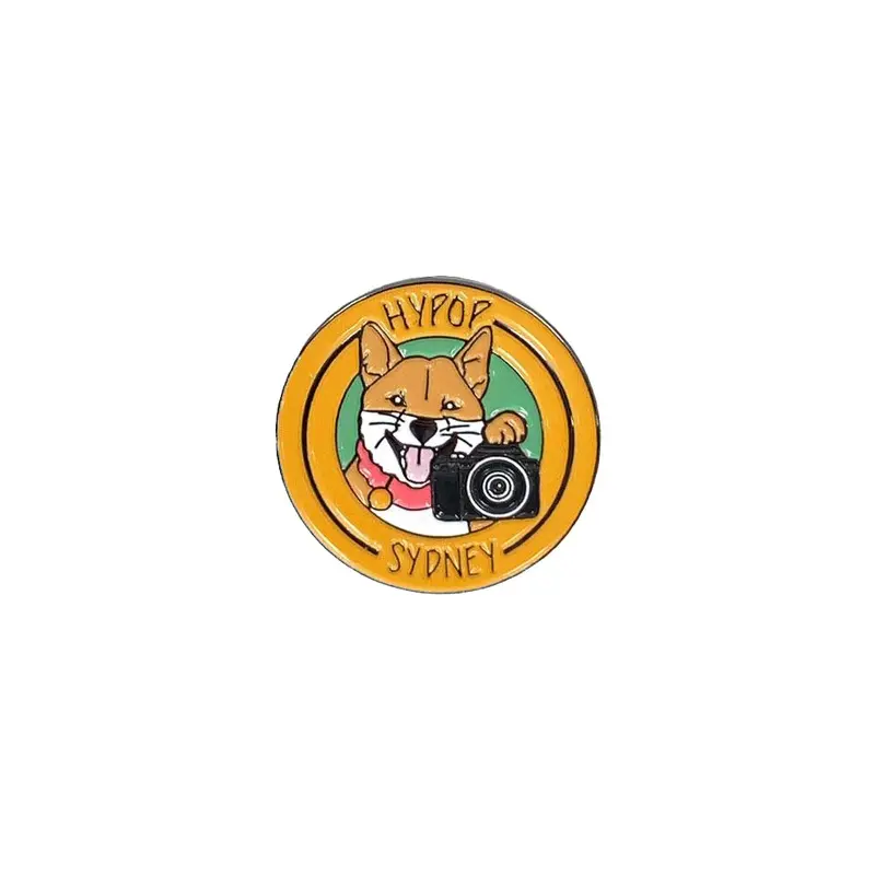 Hypop 'KENJI BOY' 1" Soft Enamel Shiba Inu Fashion Accessory Pin