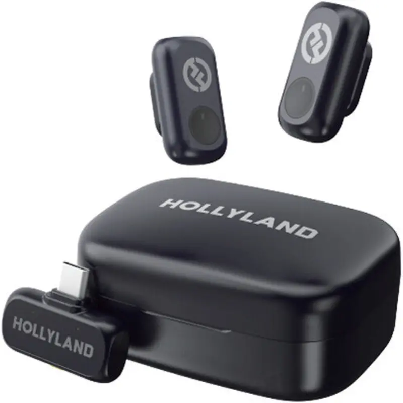 Hollyland Lark A1 Duo 2-Person Wireless Microphone System with USB-C Connector