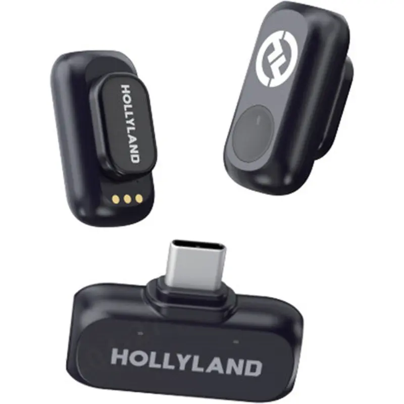 Hollyland Lark A1 Mini Duo 2-Person Wireless Microphone System with USB-C Connector