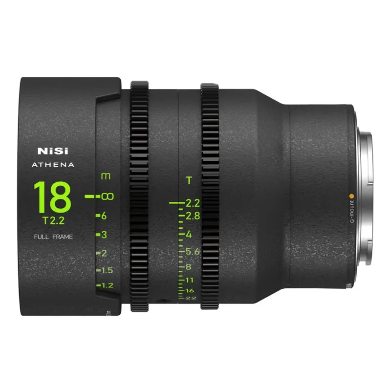 NiSi 18mm ATHENA Prime Full Frame Cinema Lens T2.2 (No Drop In Filter)