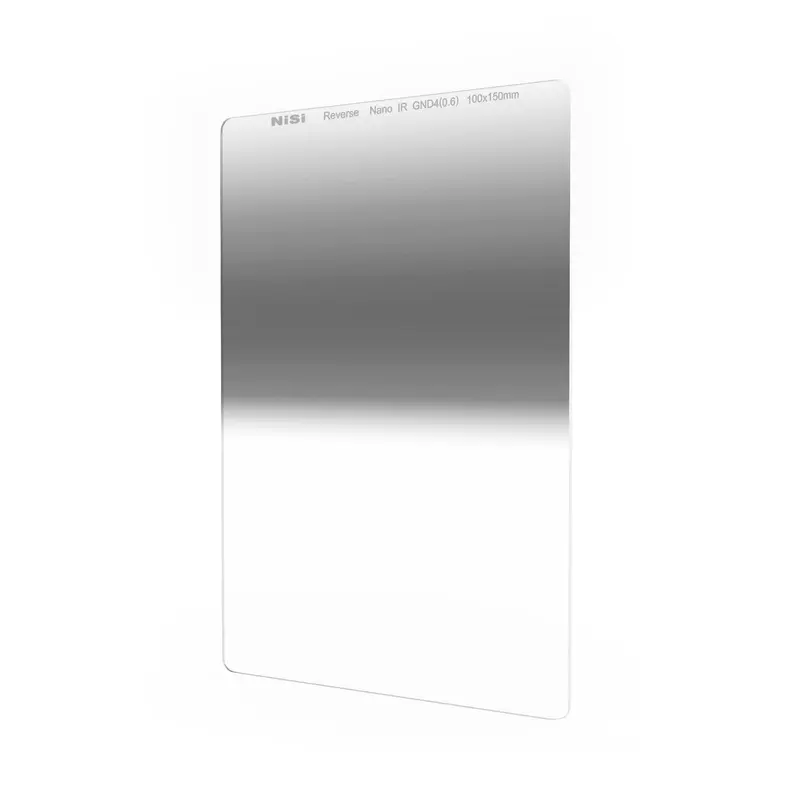 NiSi 100x150mm Reverse Nano IR Graduated Neutral Density Filter  ND4 (0.6)  2 Stop