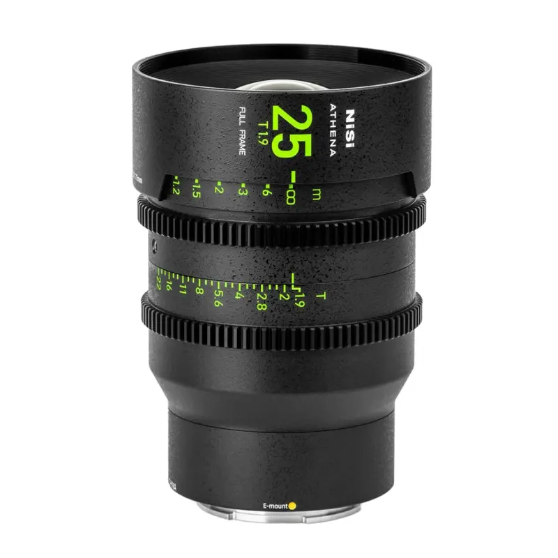NiSi 25mm ATHENA Prime Full Frame Cinema Lens T1.9 (No Drop In Filter)