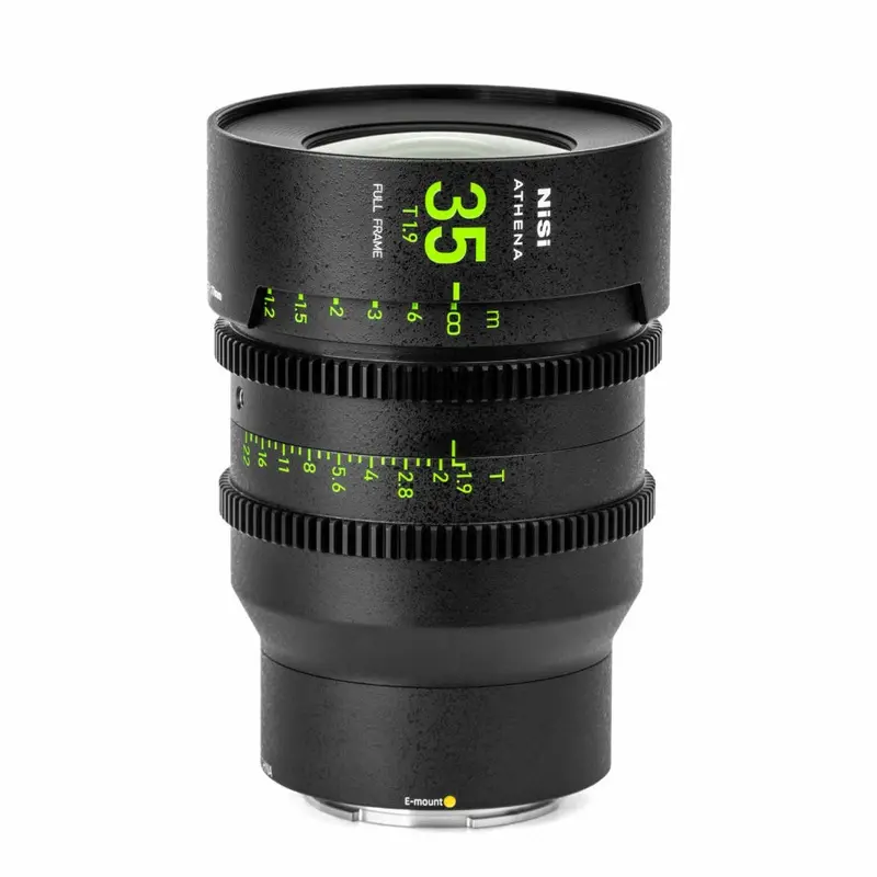 NiSi 35mm ATHENA Prime Full Frame Cinema Lens T1.9 (No Drop In Filter)