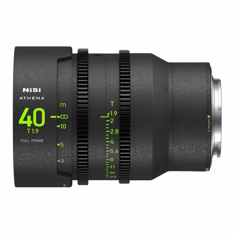 NiSi 40mm ATHENA Prime Full Frame Cinema Lens T1.9 (No Drop In Filter)