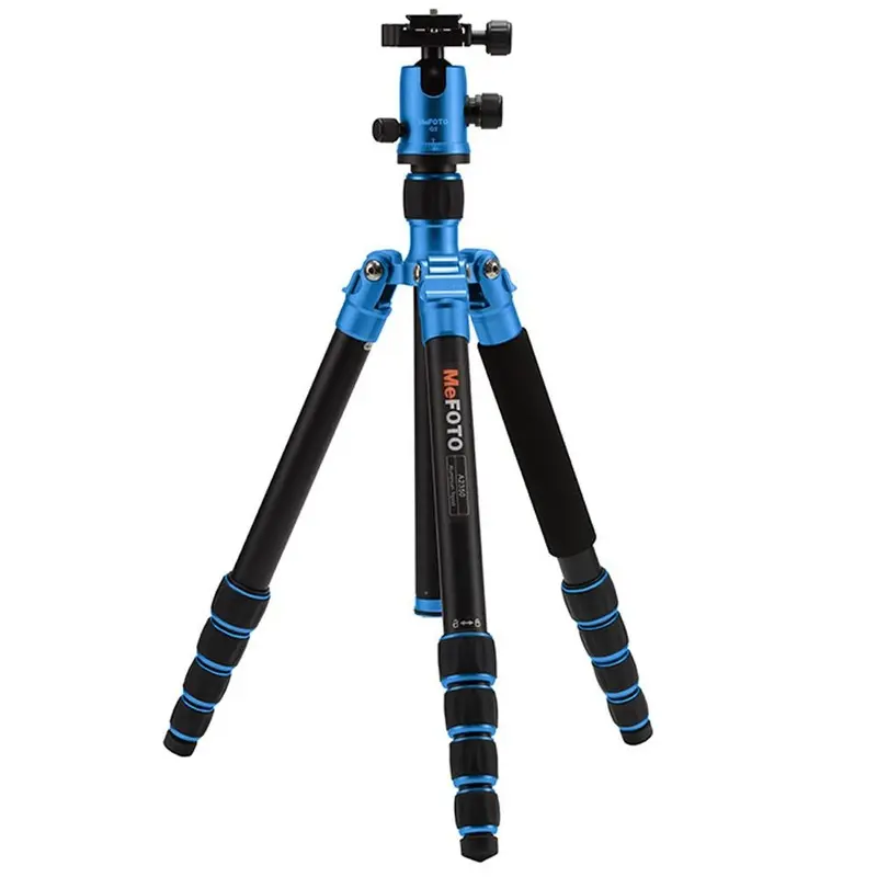 MeFOTO GlobeTrotter Travel Tripod Kit Carbon Fibre - Blue