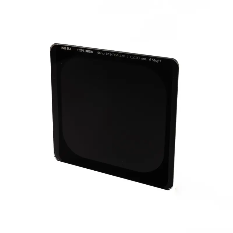 NiSi Explorer Collection 100x100mm Nano IR Neutral Density filter  ND64 (1.8)  6 Stop