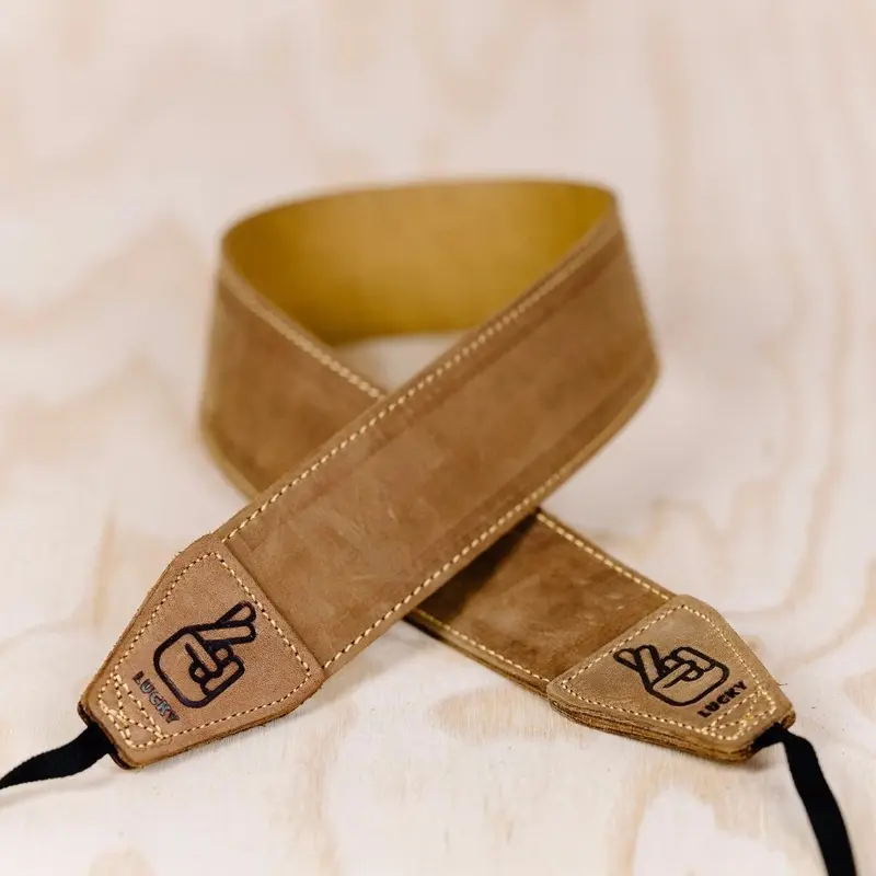 Lucky Straps Standard 53 Classic Leather Camera Strap - Brown/Tan