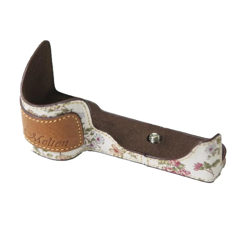 Melten Camera Half Case for Sony A6300 - White Flower