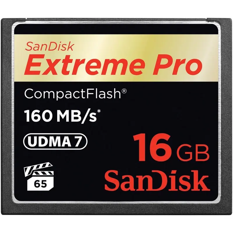 SanDisk EXTREME PRO COMPACT FLASH CARDS Read 160MB/s Write Speed 1067