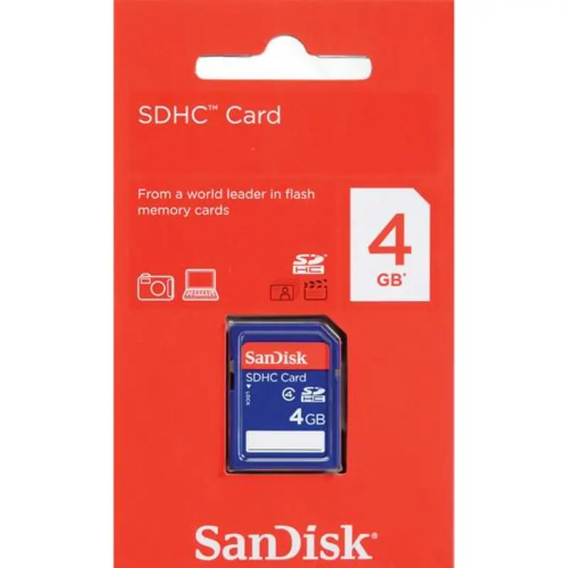 SanDisk Standard SD & SDHC Cards