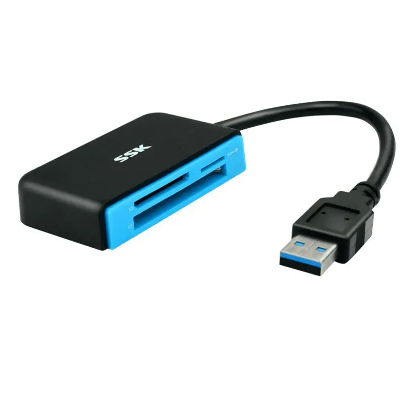SSK USB 3.0 to CF / SD / TF / Micro SD Card Reader Adapter