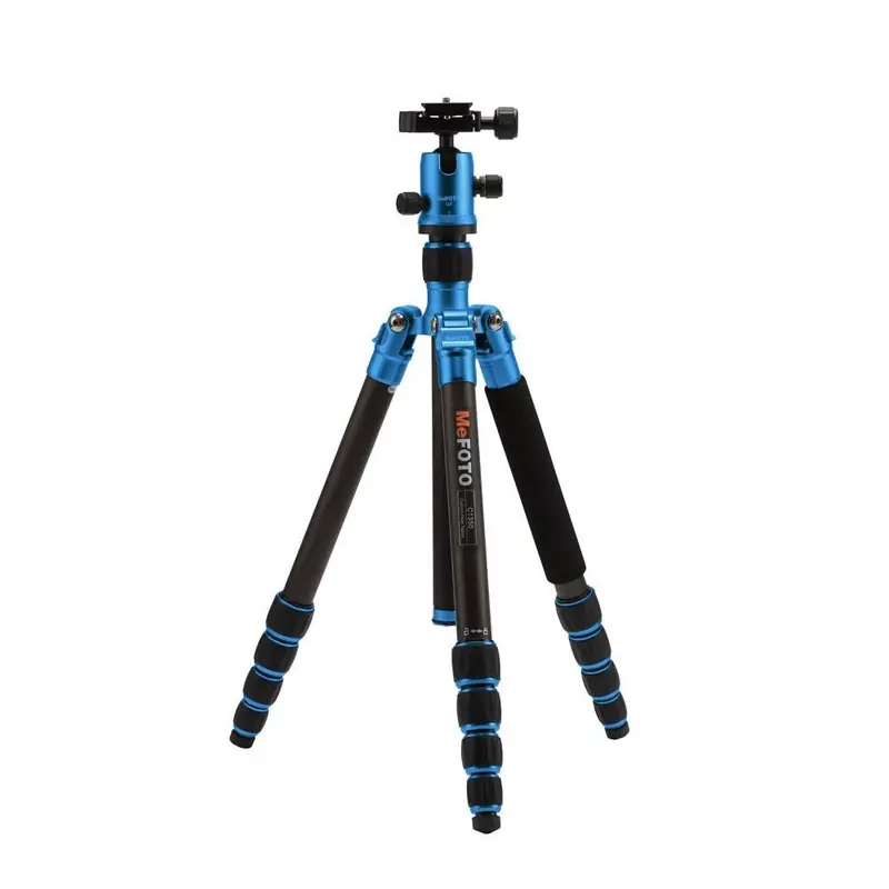 MeFOTO Roadtrip Convertible Tripod Kit Carbon Firbe Legs - Blue