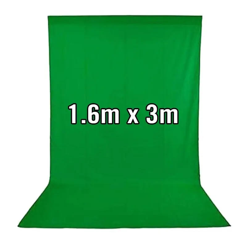 Hypop Chroma Key Green Screen 1.6 x 3M Non-Woven Background