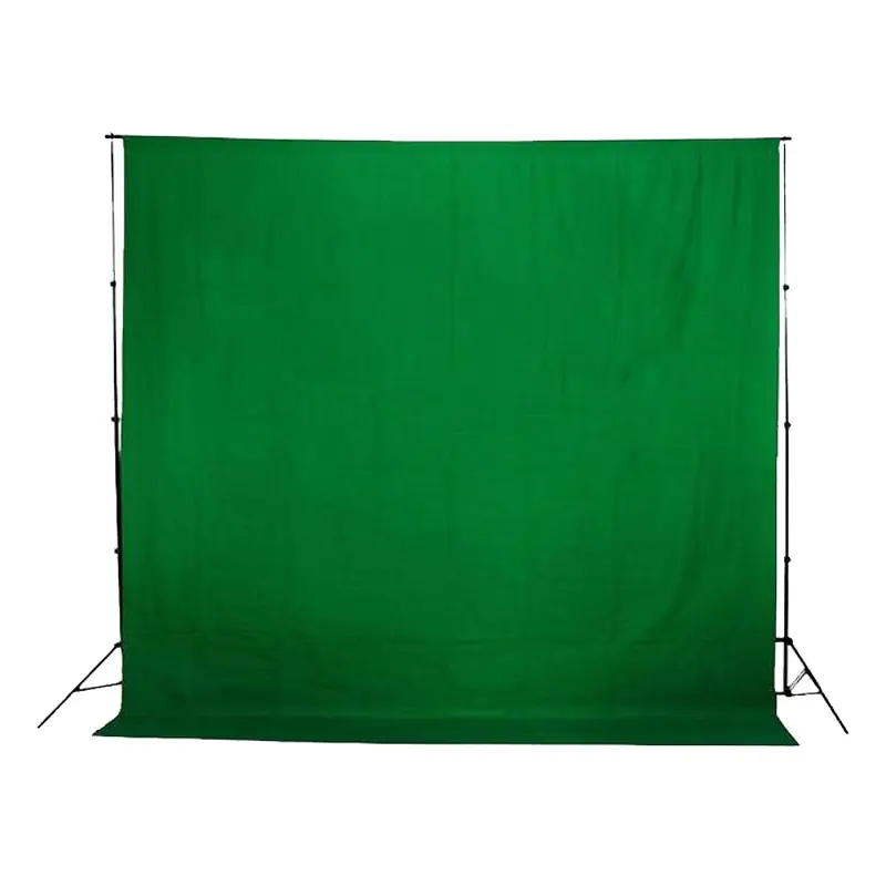 Chroma Key Green Screen 3m x 5m Cotton Muslin Studio Backdrop