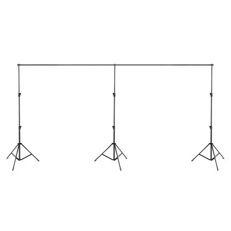 Heavy Duty Double Width (2.7mx6m) Backdrop Stand 8 Segment Crossbar