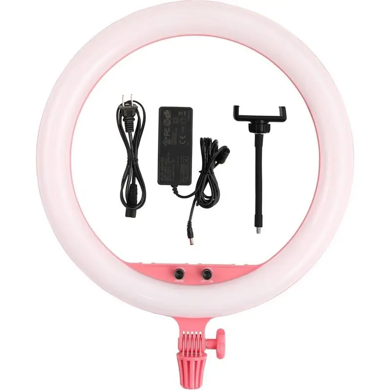 Godox LR150 Bi-Colour LED Ring Light (Pink, 18"/45cm)
