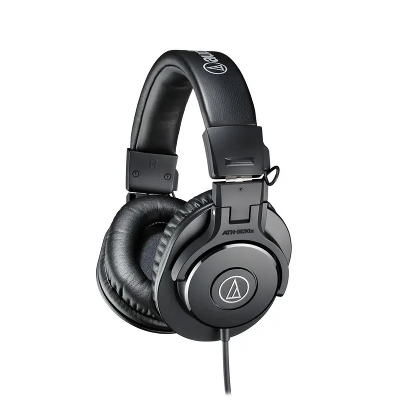 Audio Technica ATH-M30X Fixed Cable Monitoring and Tracking Headphones