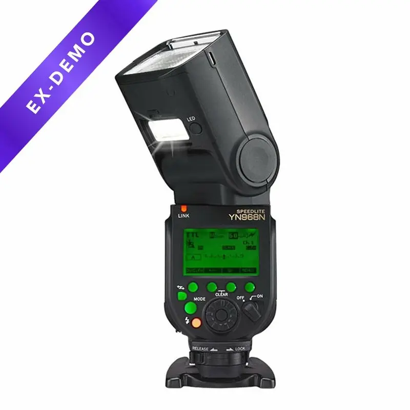 Yongnuo YN968NII Wireless TTL HSS Speedlite Flash with LED for Nikon (DEMO STOCK)