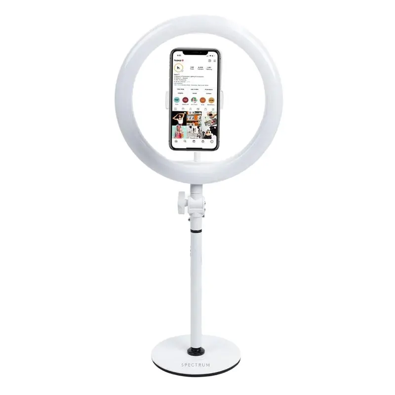 10" White LED Desk Ring Light - Opaluxe