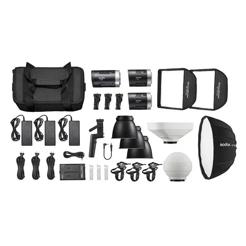Godox ML-Kit1 ML60 & ML30 Daylight 3 Head LED Light Kit