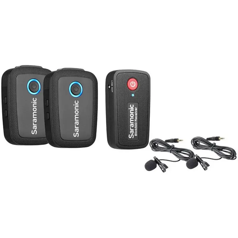 Saramonic Blink 500 B2 (RX+TX+TX) 2.4G Wireless Microphone Kit for Camera & Smartphone