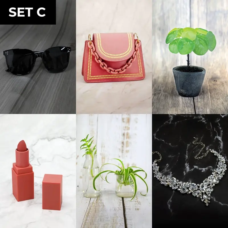 Foldio3 Coloured Flat Lay Backdrop Set (Set C) - 45.9" x 23"