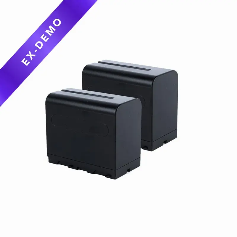 2 x Sony NP-F970 Rechargeable 6000mAh Batteries Replacement (Generic) (DEMO STOCK)