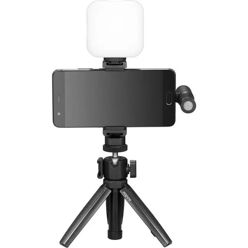 Godox Vlogging Kit (with LED6BI Bi-Color LED Video Light Type-C Edition)