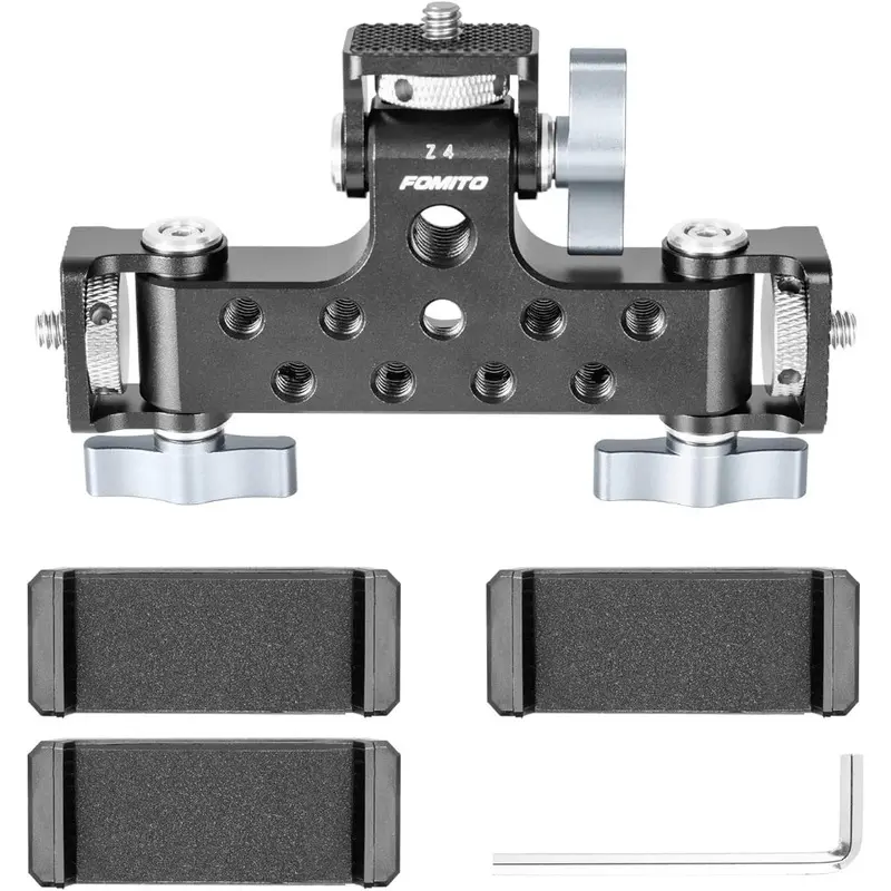 Fomito Z4T Three-Head Multi-Functional Live Stands Camera Monitor Holder Mount