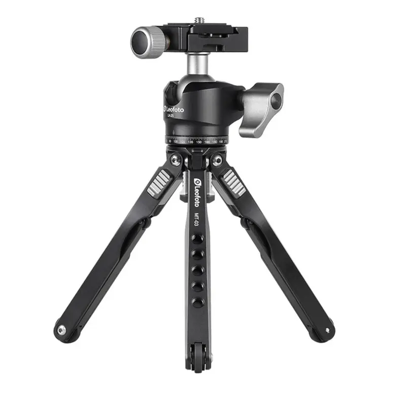 Leofoto MT-03 2 Mini Table Top 2 Section Tripod with LH-25 Ball Head