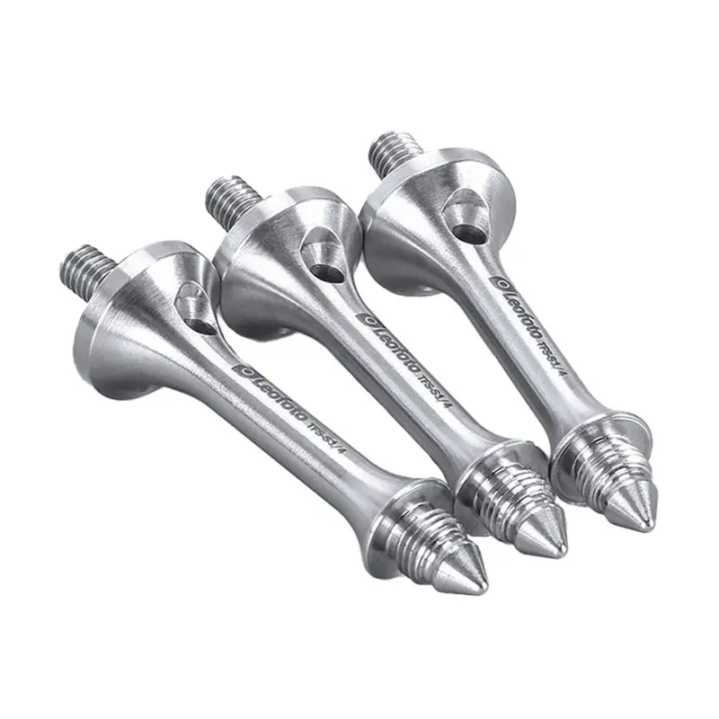 Leofoto TFS-S1/4 81mm Long Tripod Spikes for 1/4" Threaded Tripod Legs