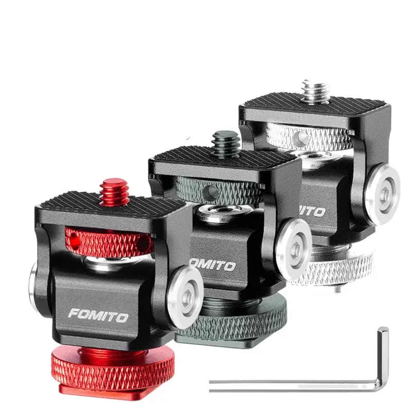 Fomito Z1 Mini Ball Head with Hot Shoe Adapter