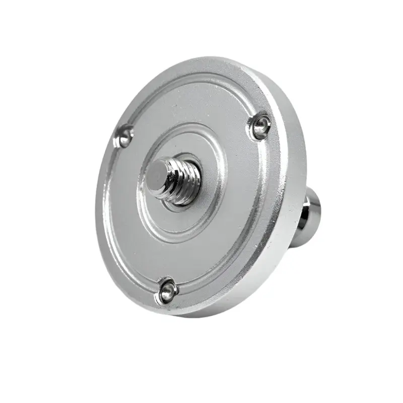 Mounting Plate with Male 3/8" to Male 5/8" Baby Stud Receiver Spigot Ballhead Adapter