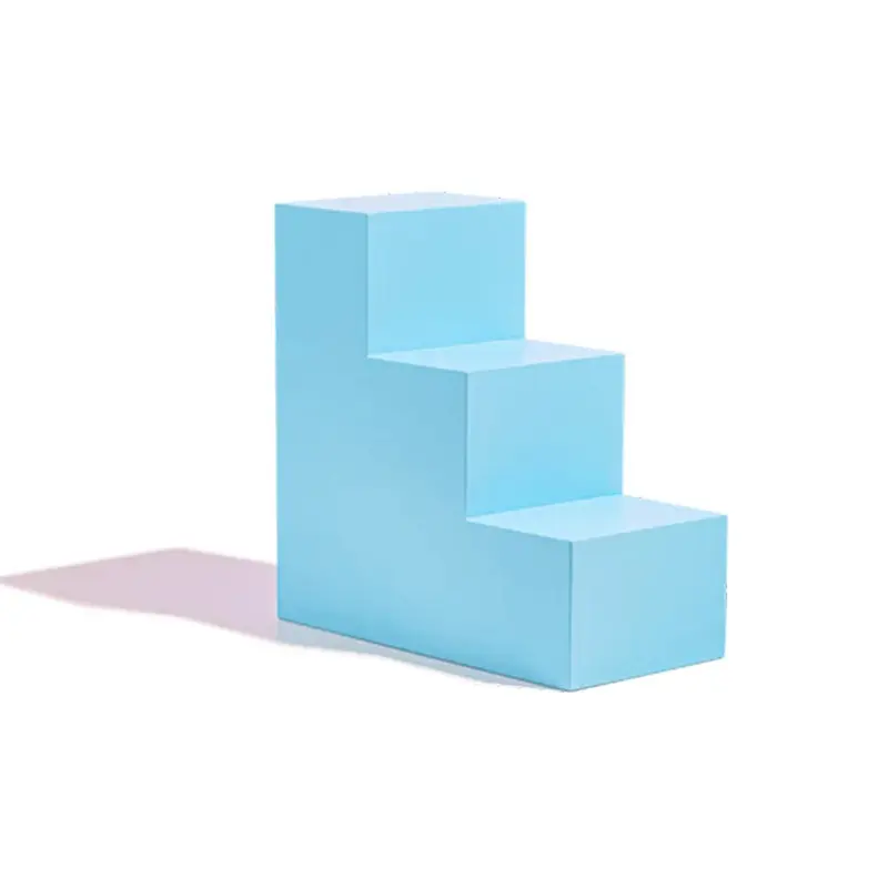 Propsyland Blue 3 Step Stair Block Styling Prop