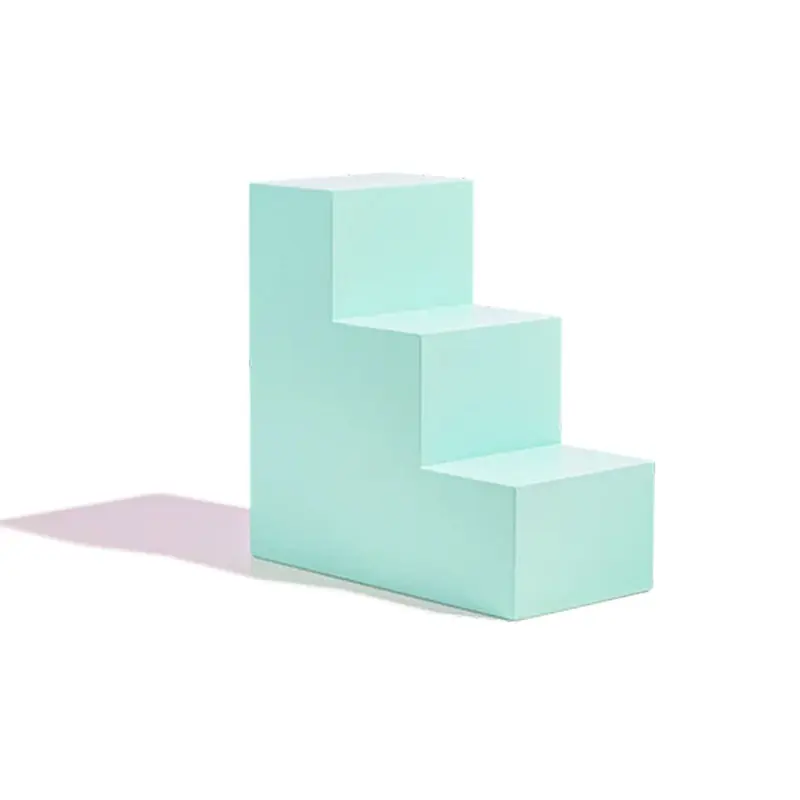 Propsyland Mint Green 3 Step Stair Block Styling Prop