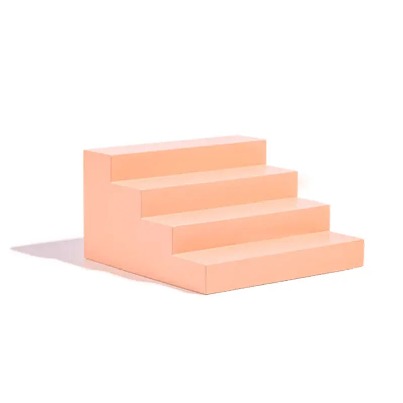 Propsyland Peach 4 Step Stair Block Styling Prop