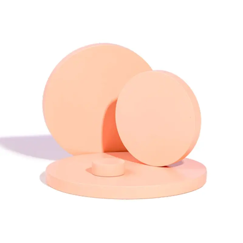 Propsyland Peach Circle Platform Bundle Styling Prop