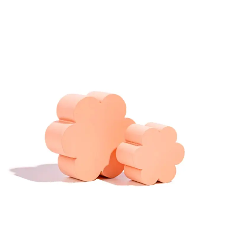 Propsyland Peach Flower Plinth Bundle Styling Prop