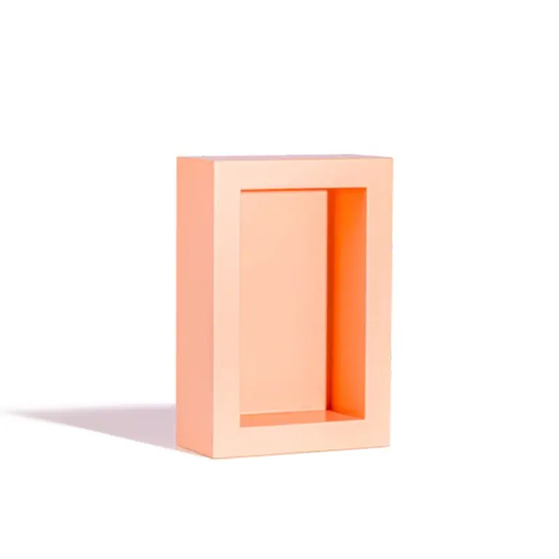 Propsyland Peach Rectangle Cut Out Block Styling Prop