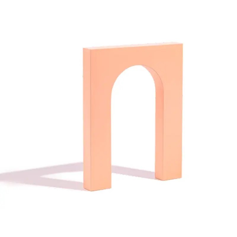 Propsyland Peach Single Curved Arch Wall Styling Prop