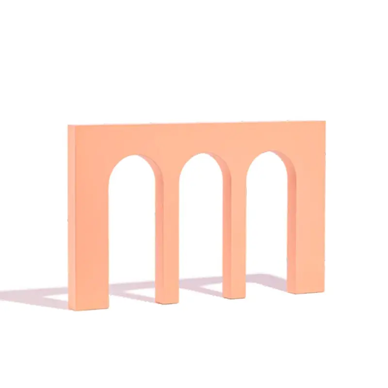 Propsyland Peach Triple Arched Wall Styling Prop