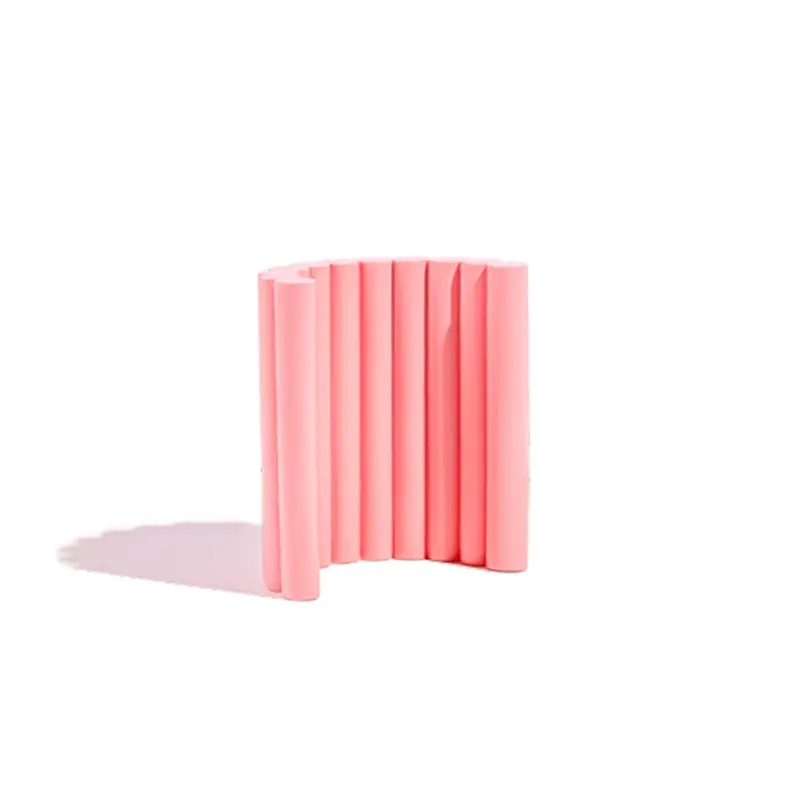 Propsyland Pink Curved Cylinder Wall Styling Prop