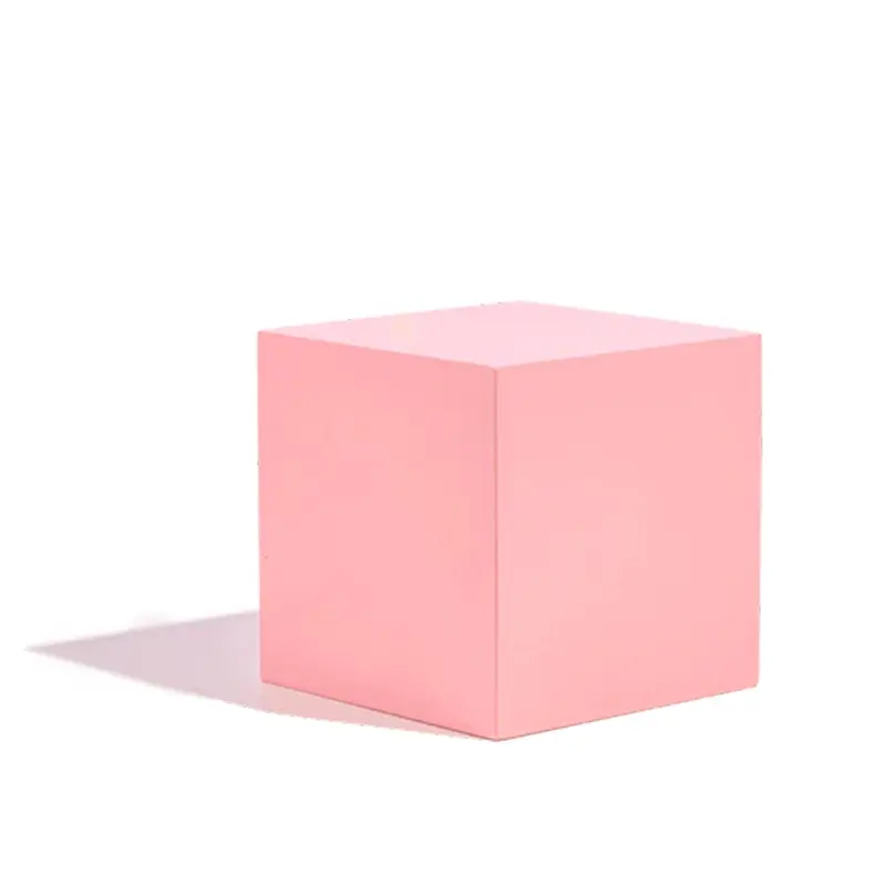 Propsyland Pink Large Cube Styling Prop