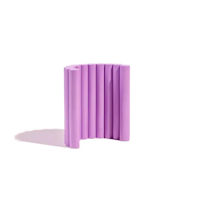 Propsyland Purple Curved Cylinder Wall Styling Prop