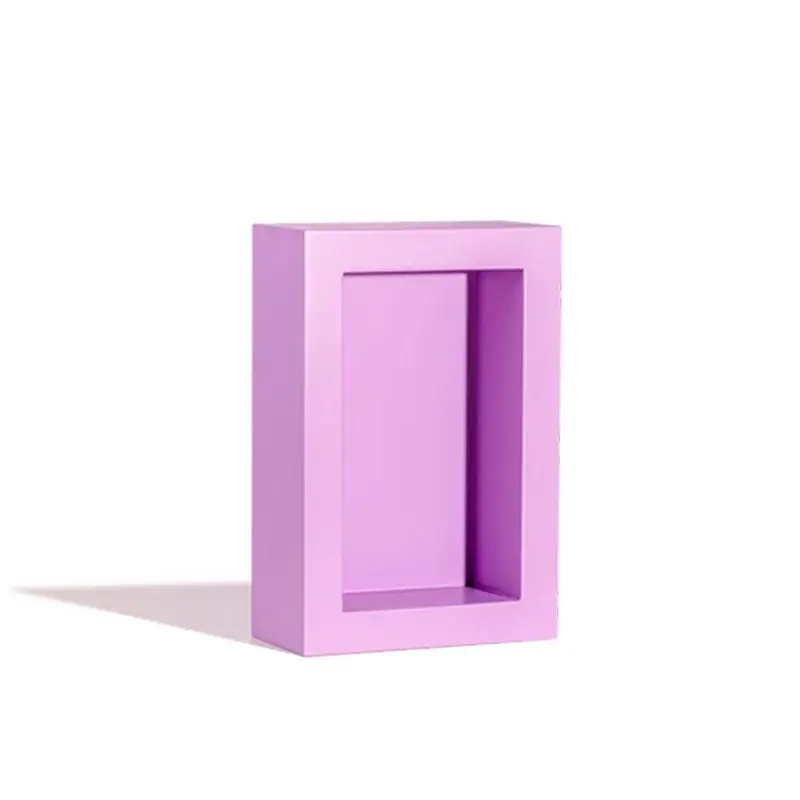 Propsyland Purple Rectangle Cut Out Block Styling Prop